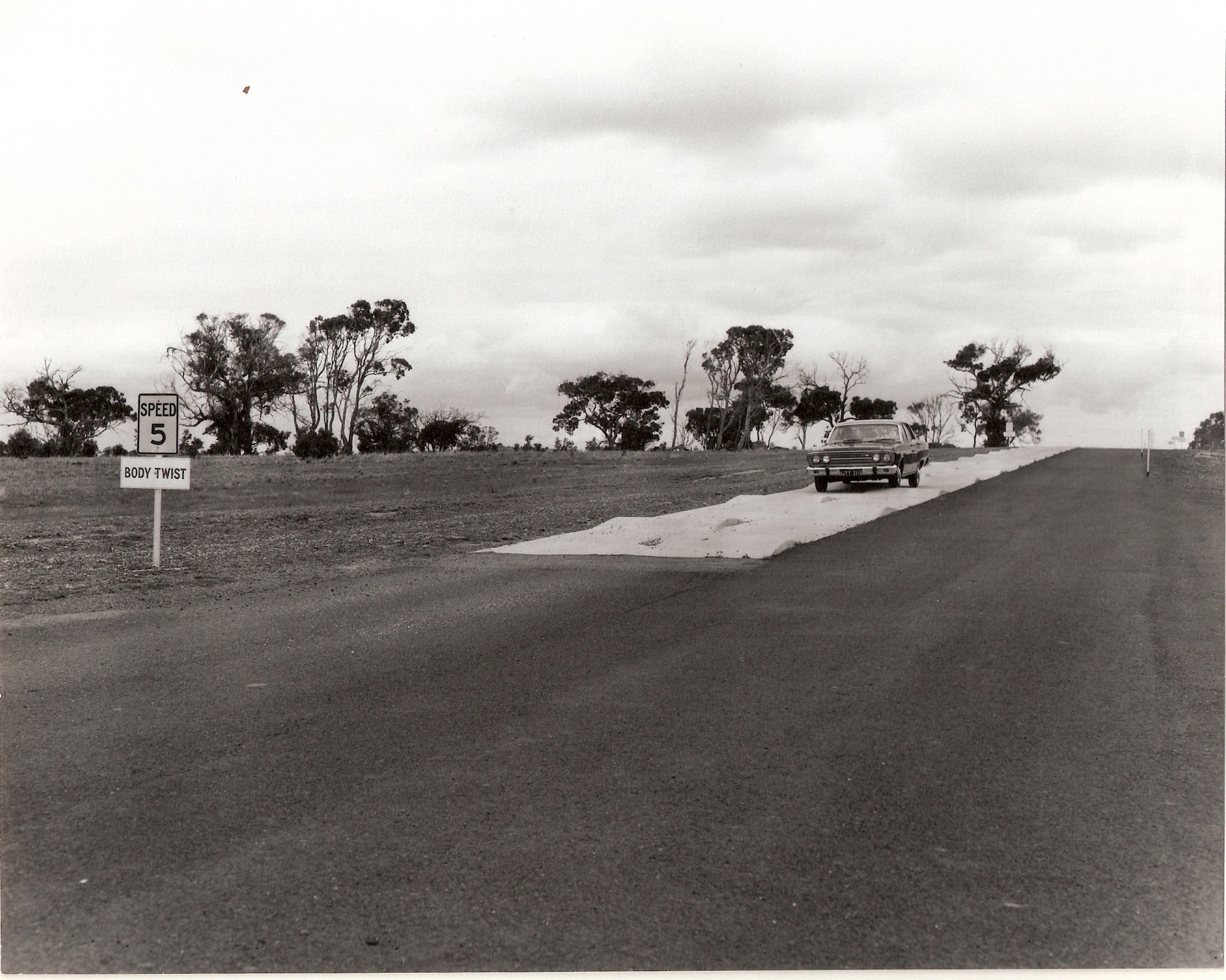 Archival images of vehicle testing and development at Ford's You Yangs Proving Ground in Australia